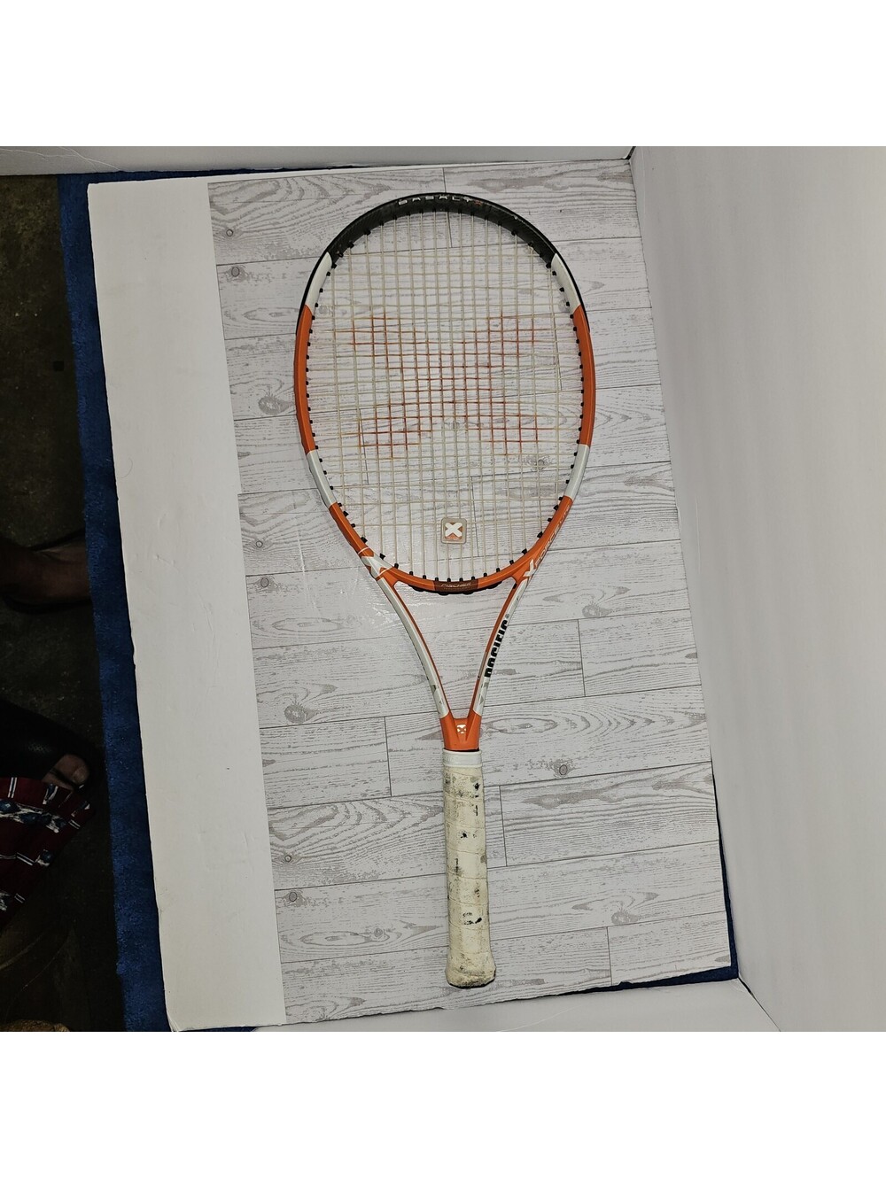 Pacific X Force Lite Tennis Racquet 4 1/8" Grip Orange/White USED